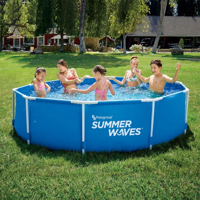 Okrugli bazen sa metalnim ramom 457x91cm Summer Waves Okrugli bazen sa metalnim ramom 457x91cm Summer Waves